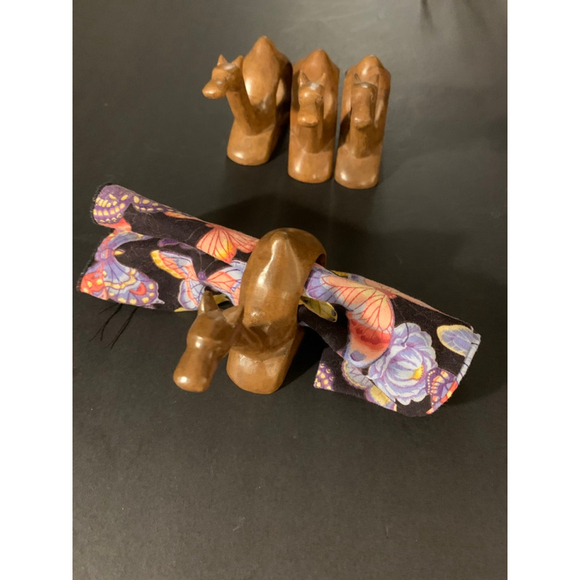 Brown Camel Napkin Rings - Picture 4 of 8